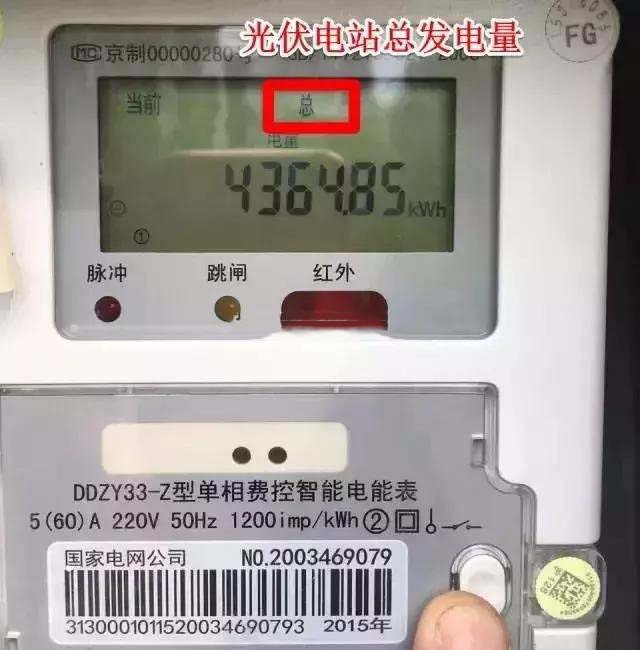 光伏并网柜计量表