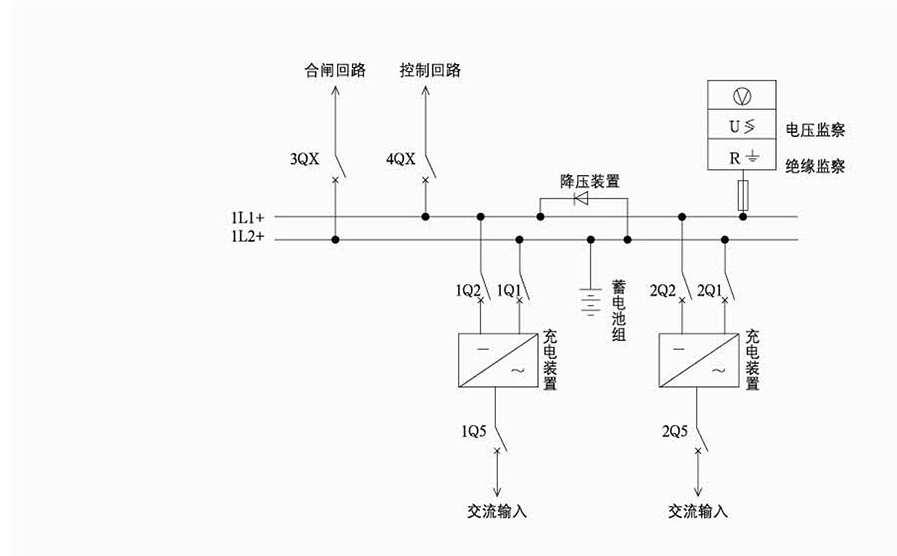 GZD(W)35系列直流系统简图