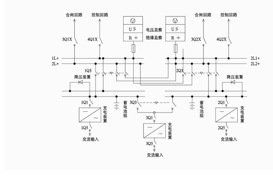 GZD(W)42系列直流系统简图